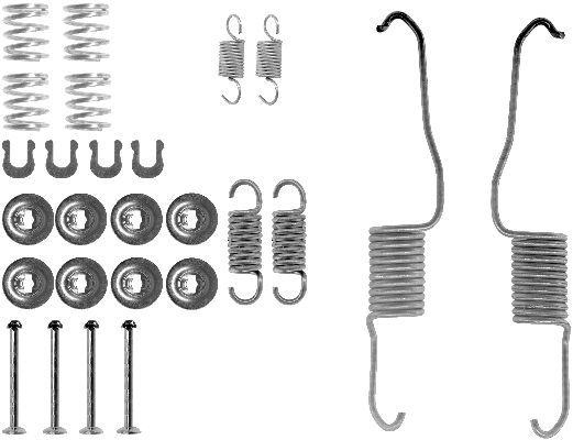 HELLA PAGID Комплектующие, тормозная колодка 8DZ 355 200-161